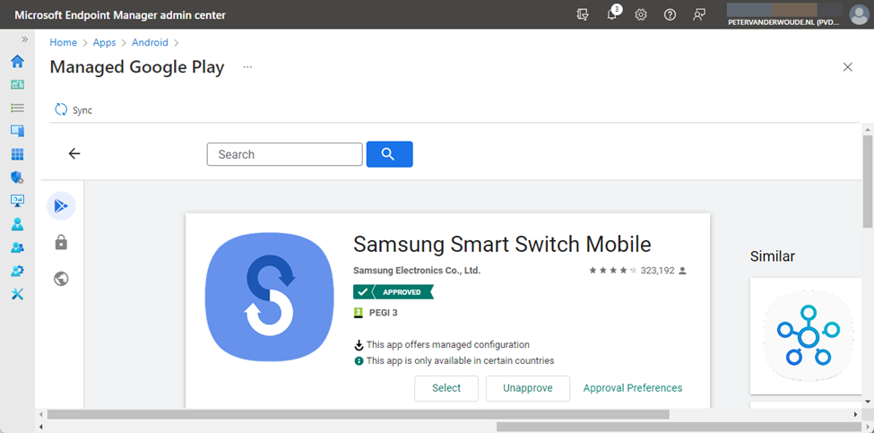 Android Fully Managed Devices and Samsung Smart Sync