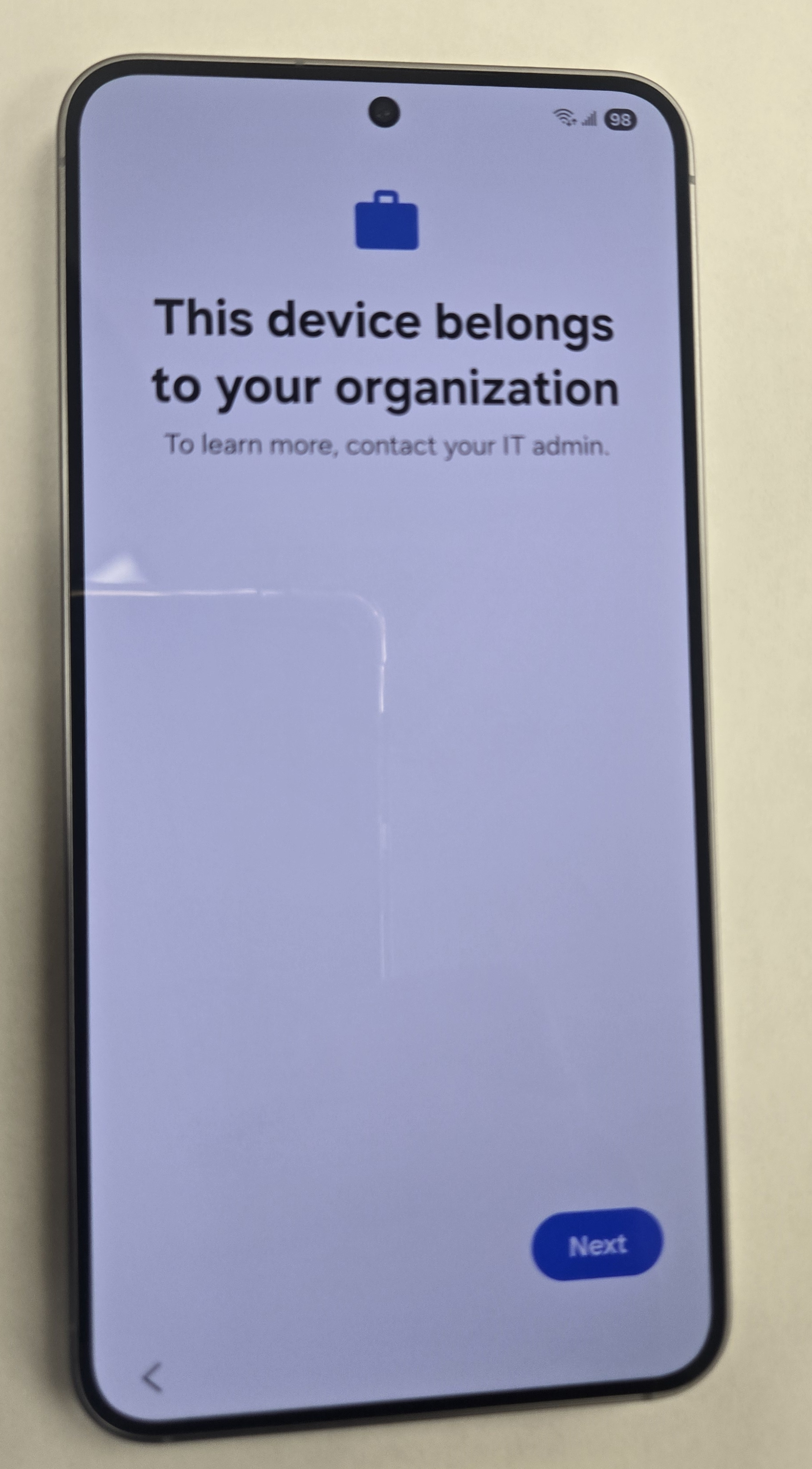 Enrolling an Android Phone