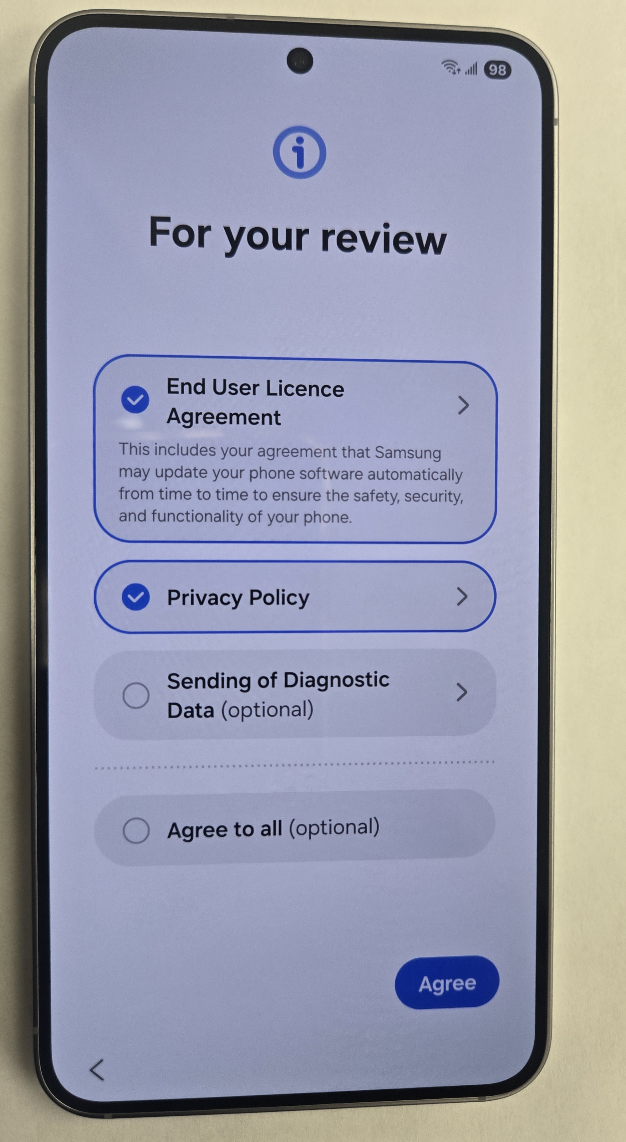Enrolling an Android Phone