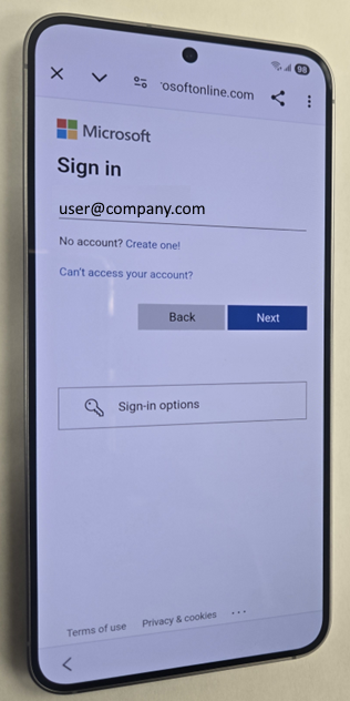 Enrolling an Android Phone
