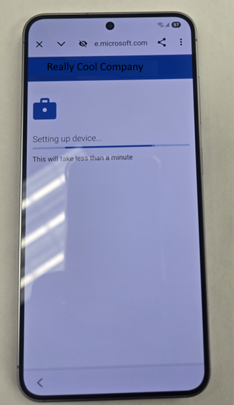 Enrolling an Android Phone