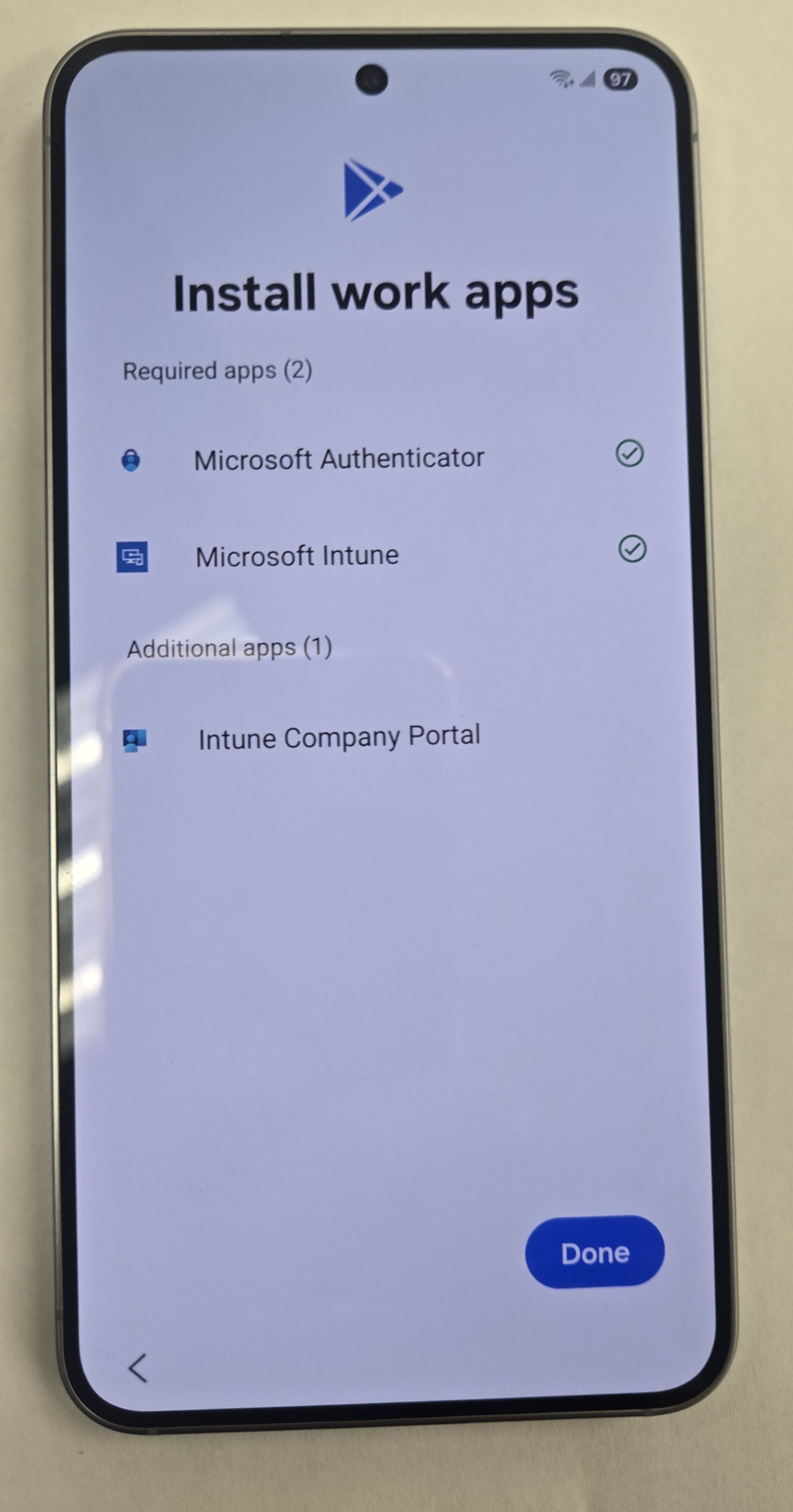 Enrolling an Android Phone
