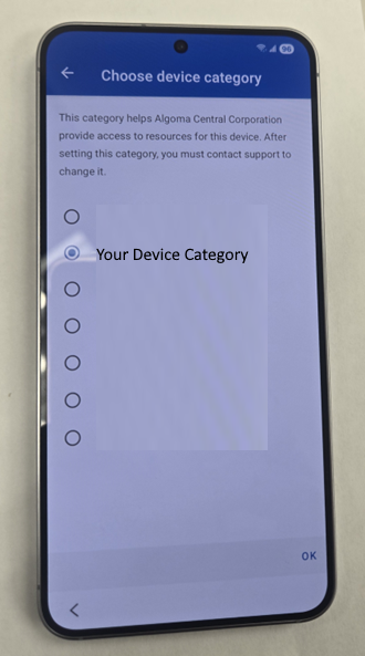 Enrolling an Android Phone