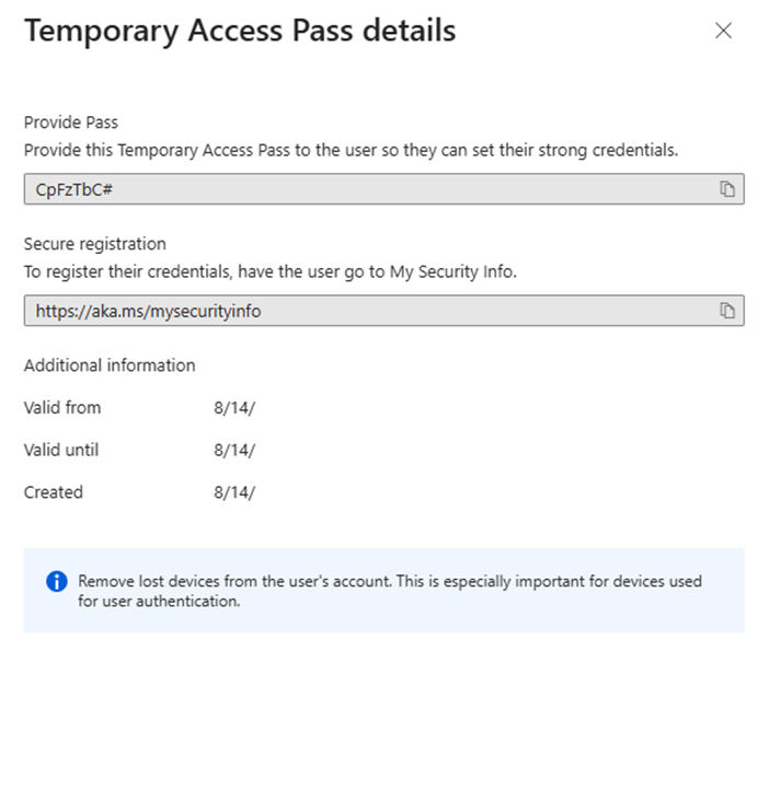 Temporarily Sign in as a User