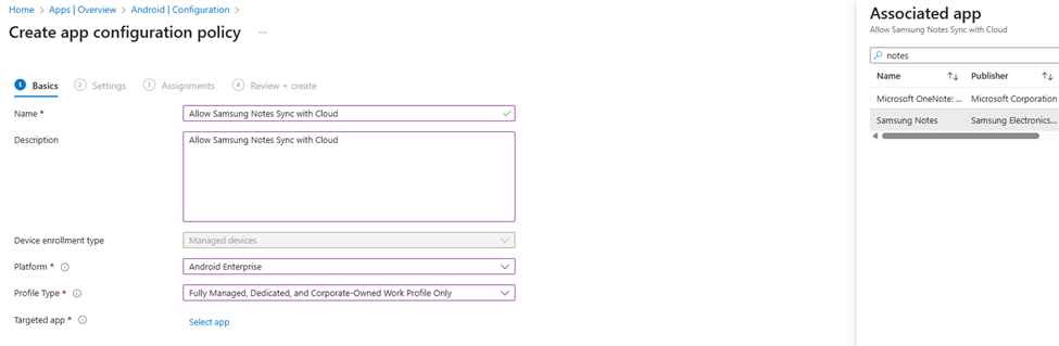 Sync to Samsung Cloud missing
