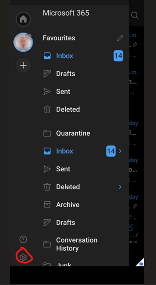 Reset Outlook App Mobile