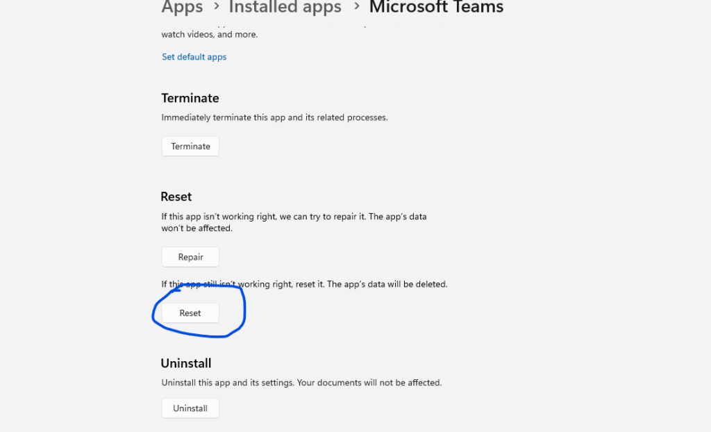 Can't Login to Teams