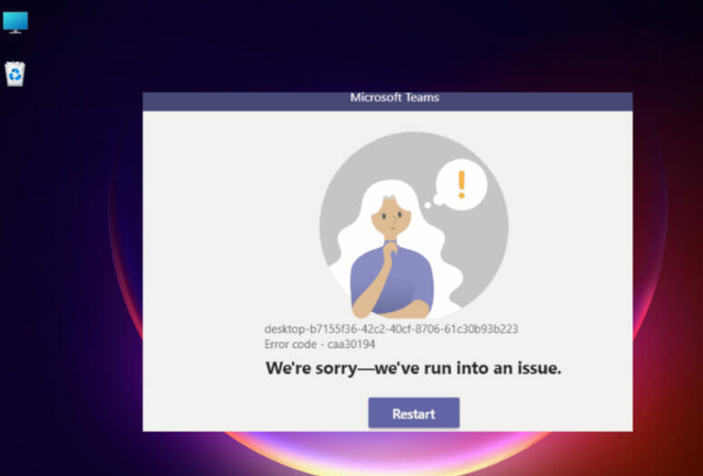 Can't Login to Teams