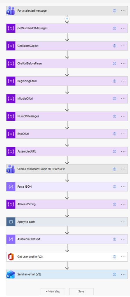 Get Chat Transcripts with Power Automate