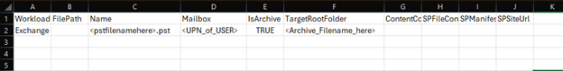 Importing a PST to another Users In-Place Archive